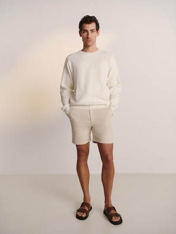 Guido Maria Kretschmer Men Sweatshirt 'Francesco' in Weiß