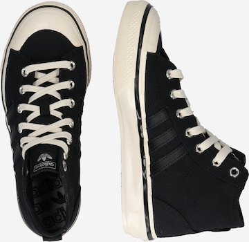 ADIDAS ORIGINALS - Sapatilhas altas 'Nizza Hi Rf 74' em preto