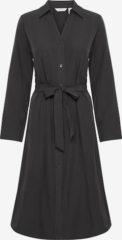 Robe-chemise 'BYMMMIDDE' b.young en noir : devant