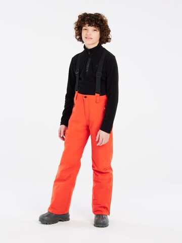 PROTEST Regular Sportbroek 'SPIKET JR' in Oranje: voorkant