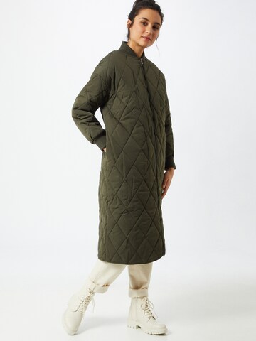 ABOUT YOU Between-Seasons Coat 'Lexa' in Green: front