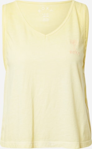 ROXY Top 'Need a Wave' in Yellow: front
