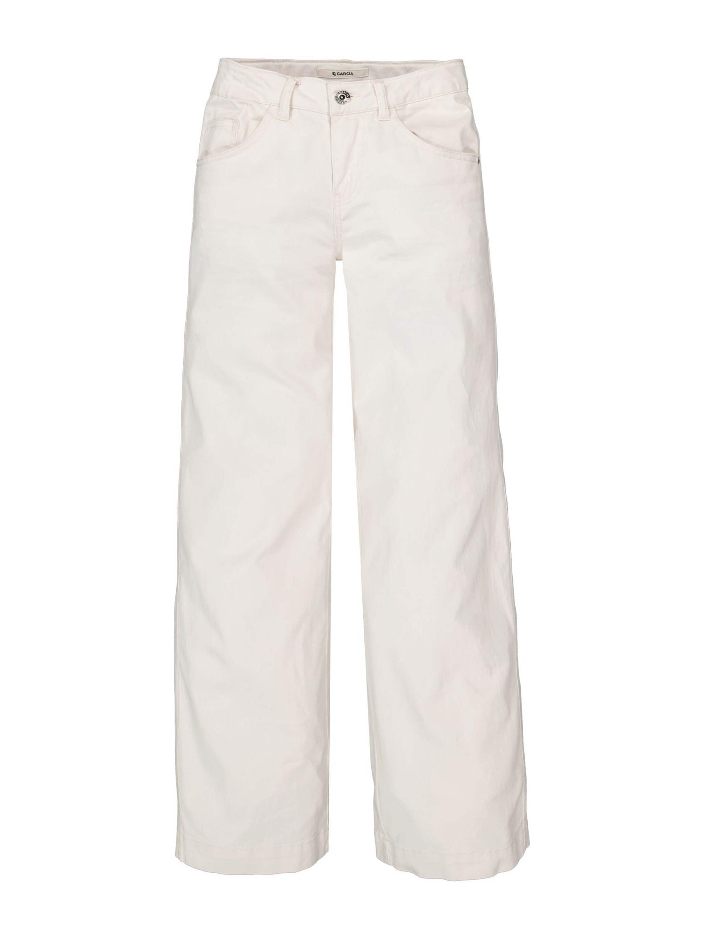 GARCIA Slim fit Jeans 'Wide Leg Pant Jeans slim fit' in White: front