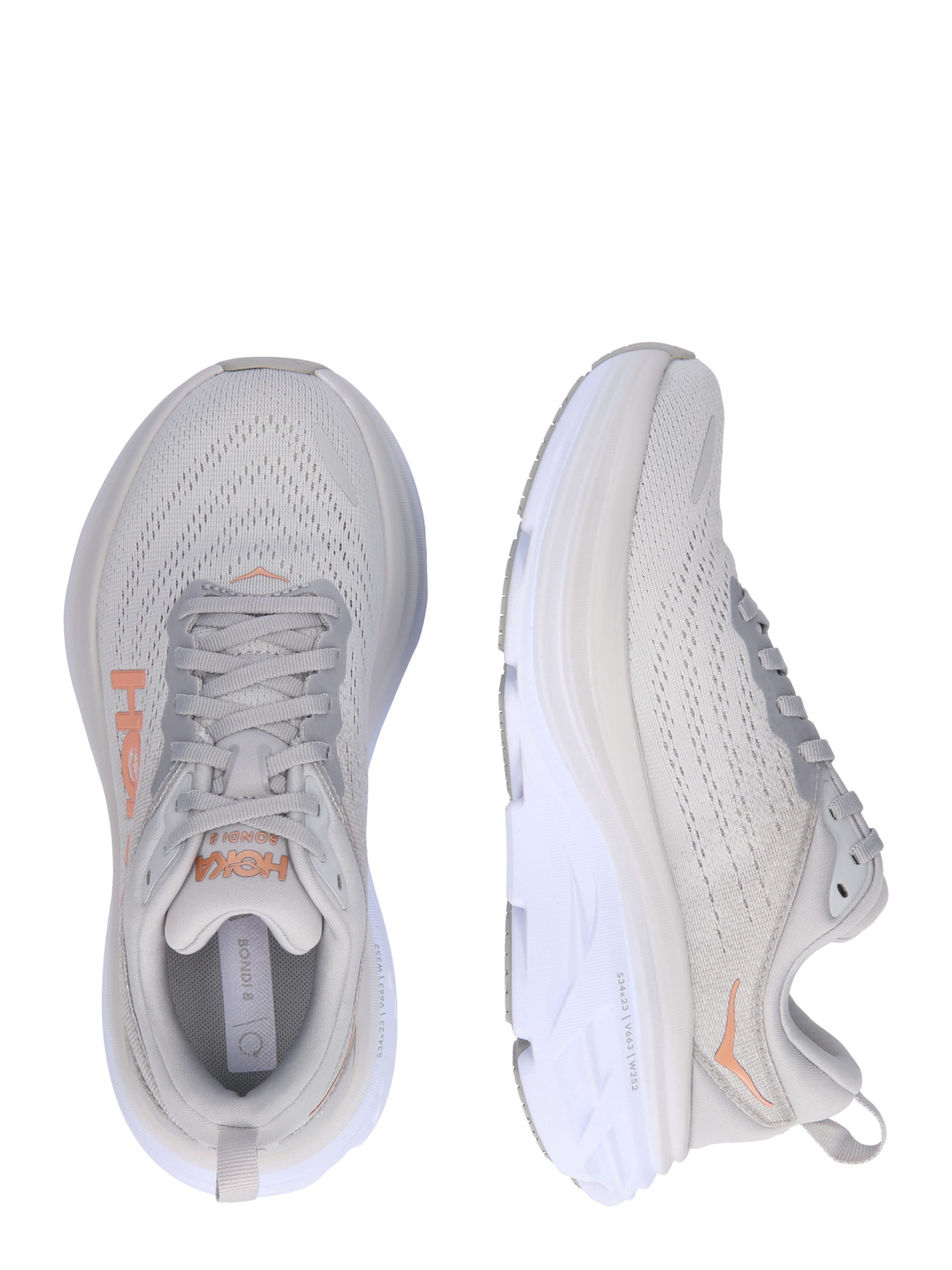 HOKA Bežecká obuv 'Bondi 8' - Sivá