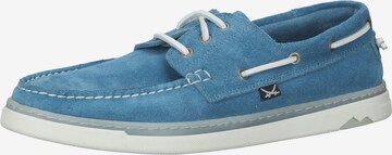 SANSIBAR Moccasins in Blue: front