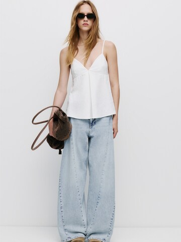 Pull&Bear Top - Biela