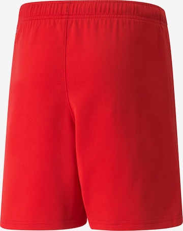 PUMA Regular Workout Pants 'TeamRise' in Red