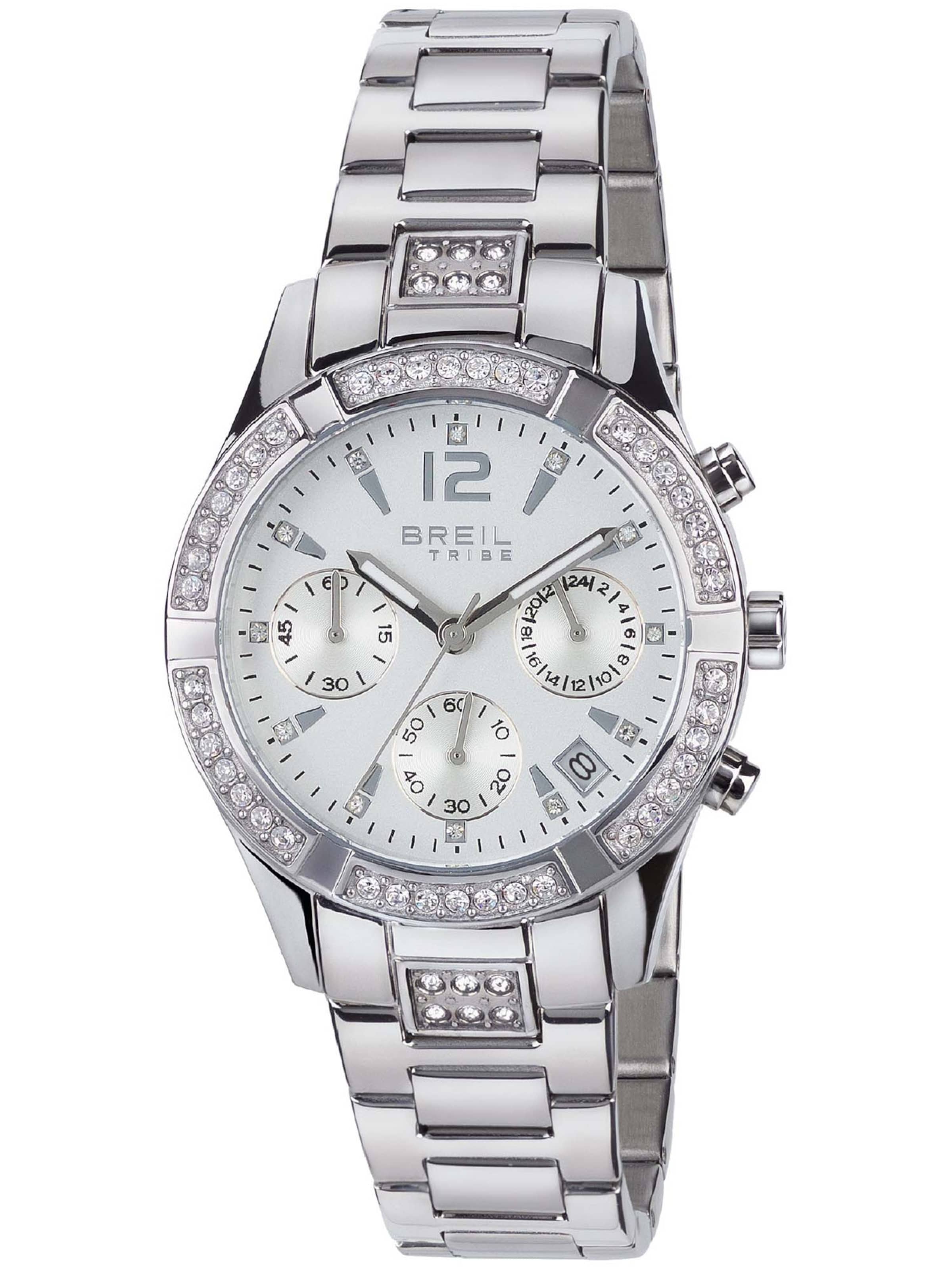 Montre à affichage analogique 'C'est Chic' Breil en argent : devant