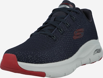 SKECHERS Ниски маратонки 'Arch Fit Engineered' в синьо: отпред