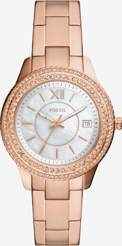 FOSSIL Analoog horloge 'Stella' in Goud: voorkant