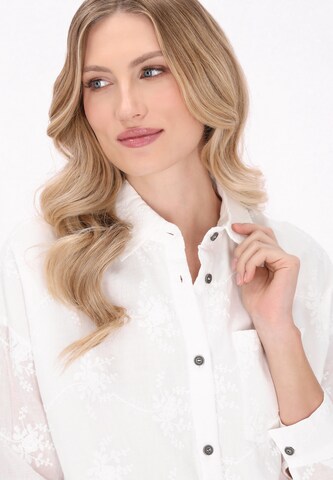 DreiMaster Maritim Blouse in White