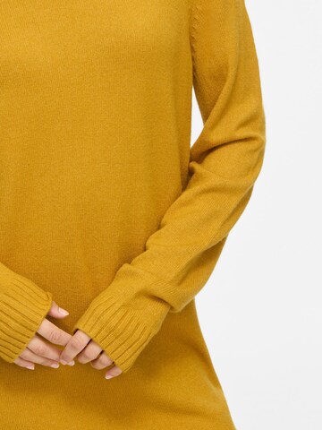 Robes en maille 'VIRil' VILA en jaune
