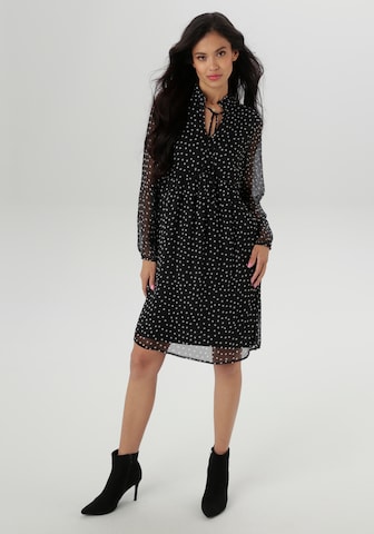 Aniston SELECTED Kleid in Schwarz: Vorderseite