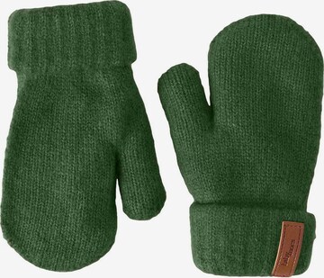 BabyMocs Gloves in Green: front