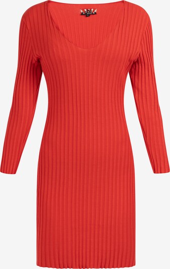 myMo ROCKS Gebreide jurk in de kleur Rood, Productweergave