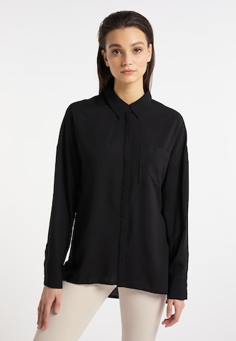 usha WHITE LABEL Bluse in Schwarz: predná strana