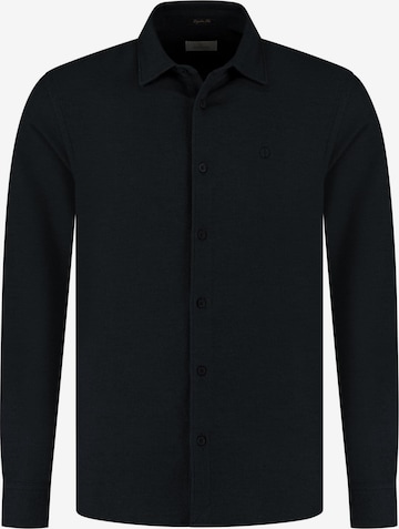 Dstrezzed Hemd 'Alvin' in Schwarz: Vorderseite