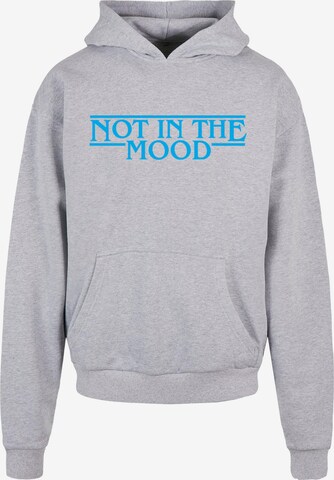 Merchcode Sweatshirt 'NITM - Stranger Mood' in Grey: front
