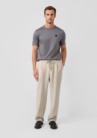 Wide Leg Pantalon s.Oliver en beige : devant
