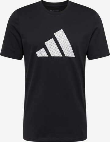 ADIDAS PERFORMANCE Performance Shirt in Black: front