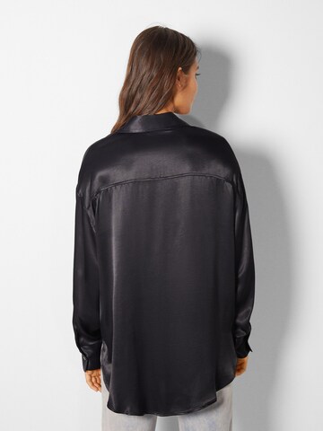 Bershka Blouse in Black