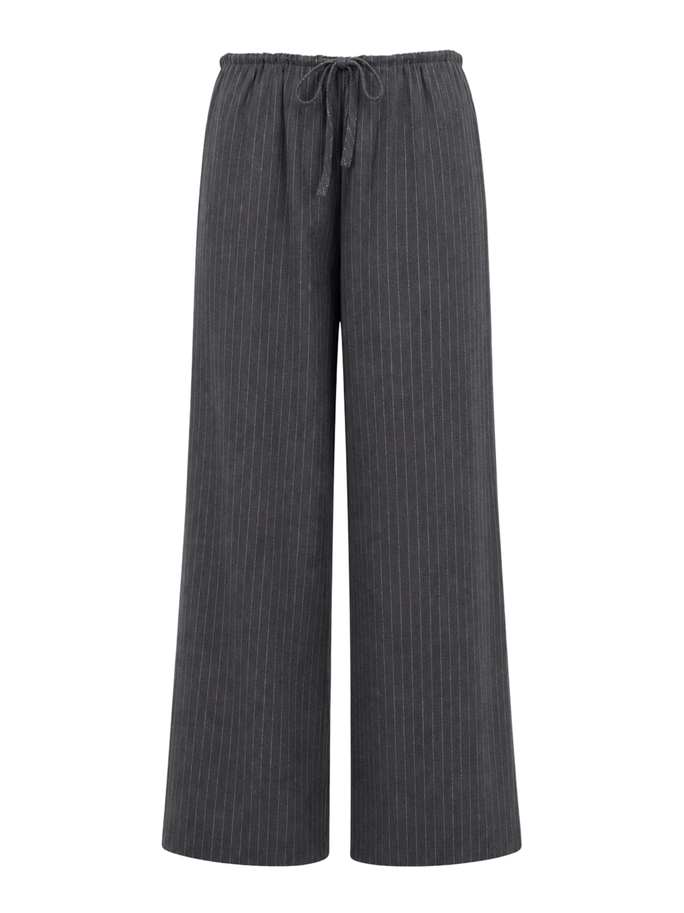 Wide leg Pantaloni di BRAVE SOUL in grigio: frontale