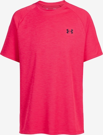 UNDER ARMOUR Performance Shirt 'Tech' in Red: front