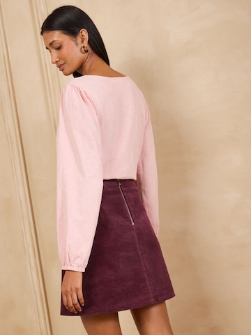 love & roses - Falda en rojo