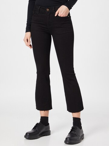 River Island Flared Jeans in Zwart: voorkant