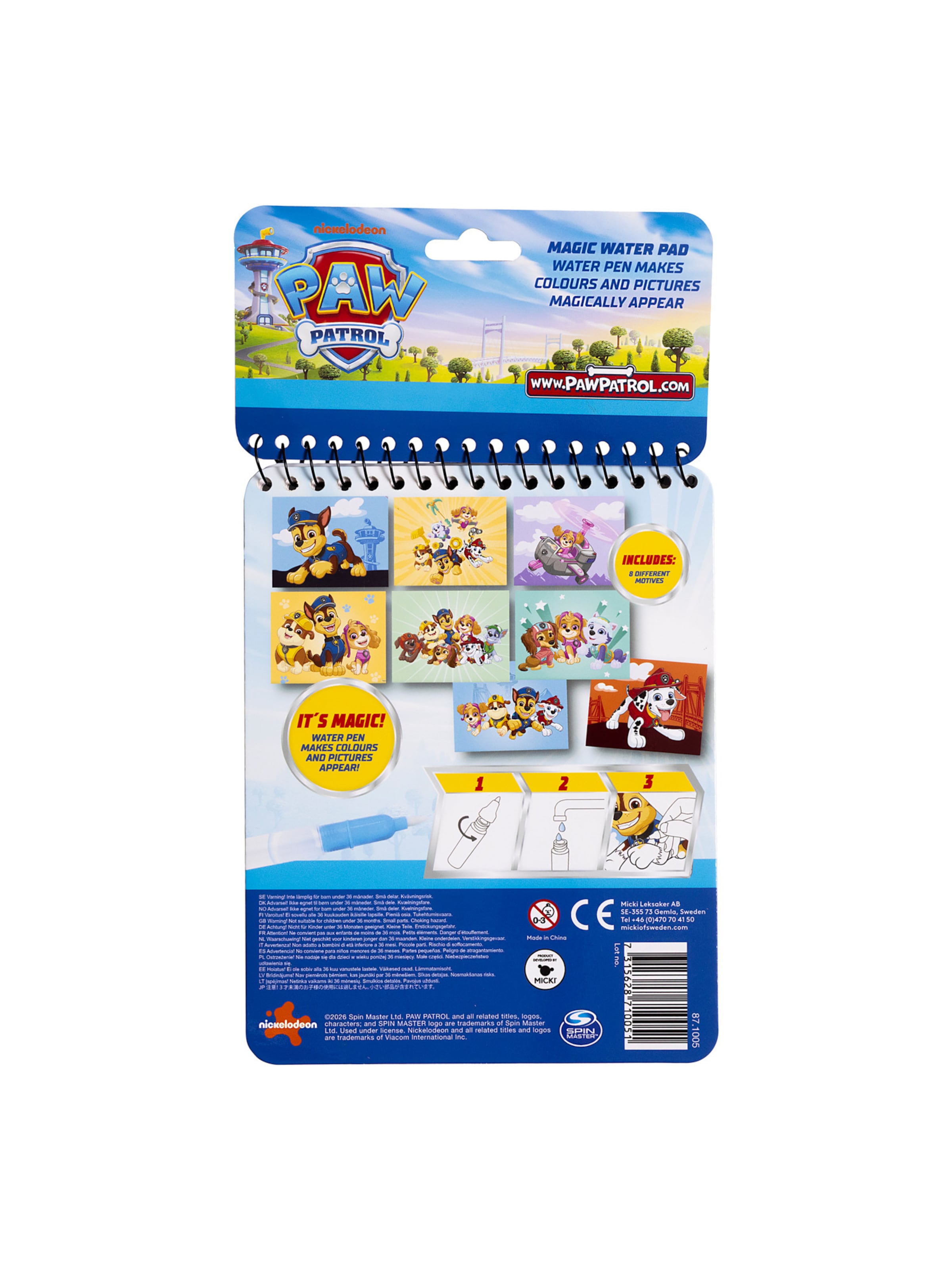 Jeux PAW Patrol en bleu