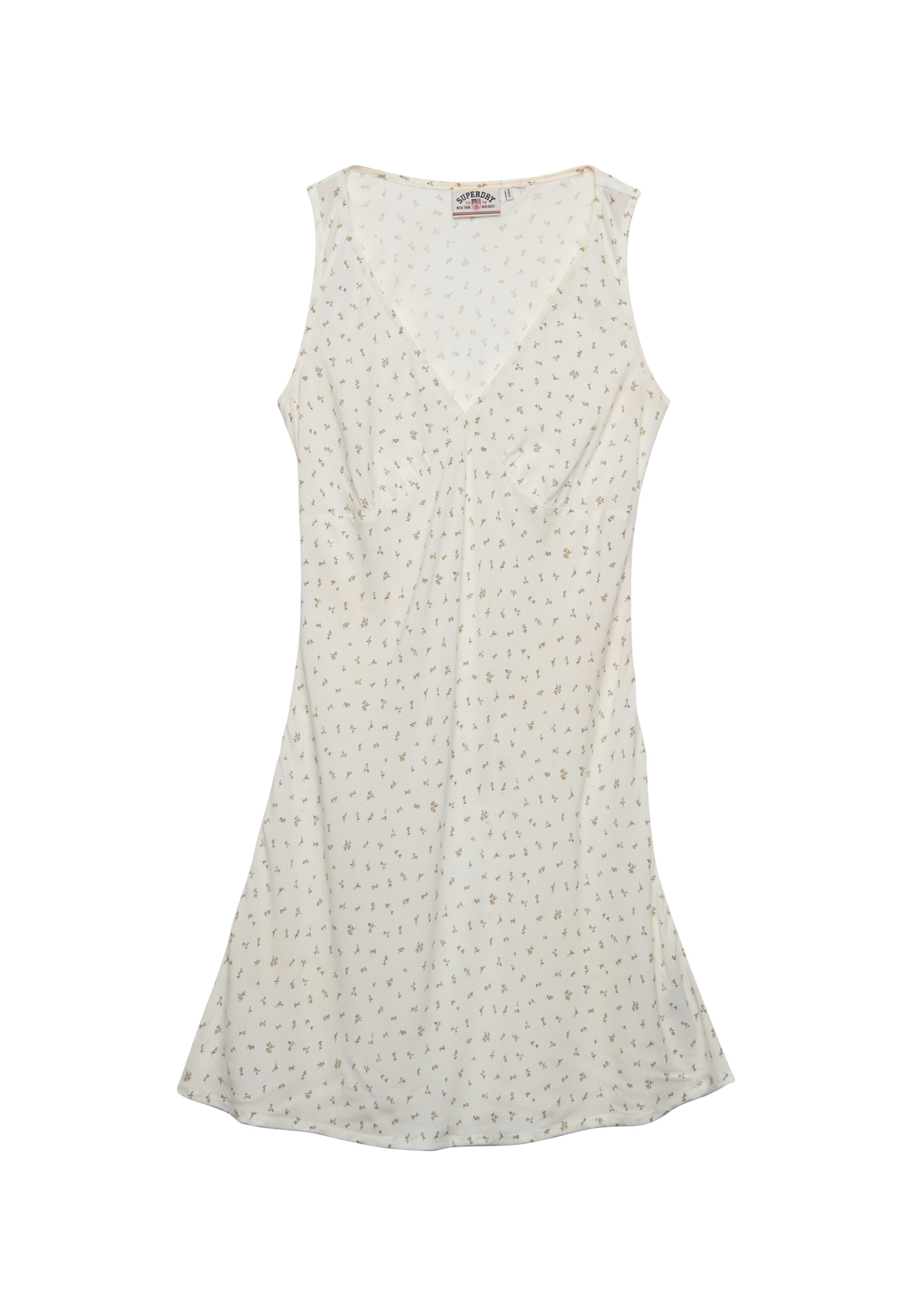 Superdry & Co Robe d’été en 38 en vert foncé / blanc cassé / blanc naturel, Vue avec produit