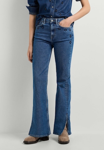 Pepe Jeans Flared Jeans in Blue: front