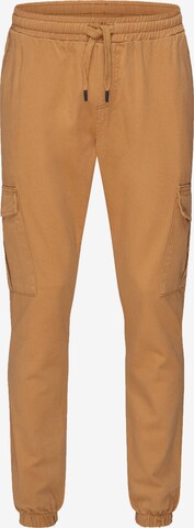 Rock Creek Cargo Pants in Brown: front