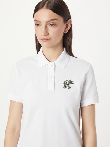 LACOSTE - Camiseta en blanco