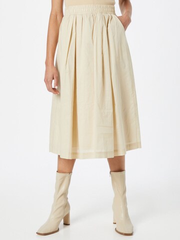 Jupe 'Leila' Gina Tricot en beige : devant