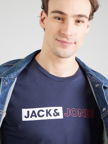 JACK & JONES T-Shirt in Blau