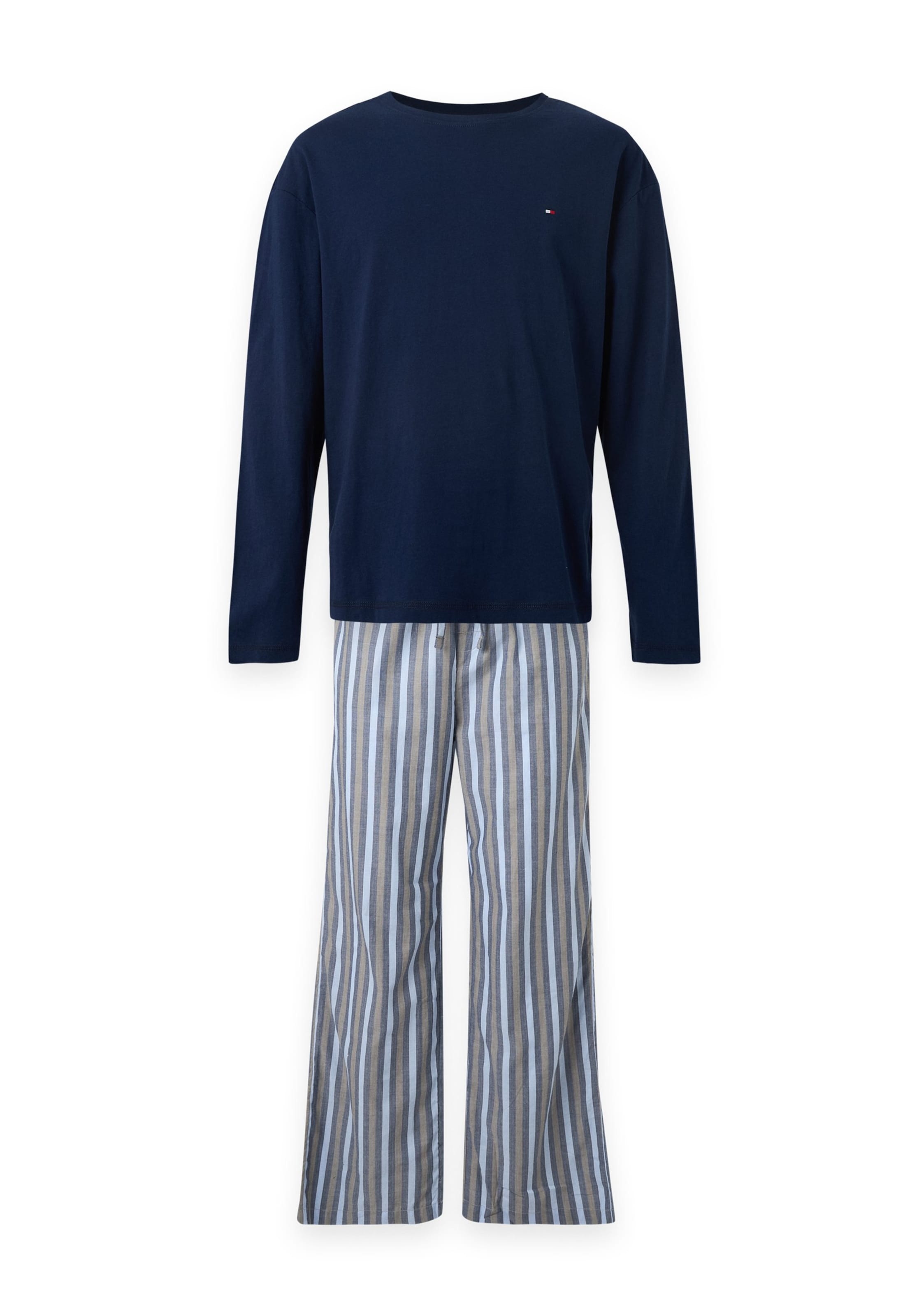 Pigiama lungo di Tommy Hilfiger Underwear in blu: frontale