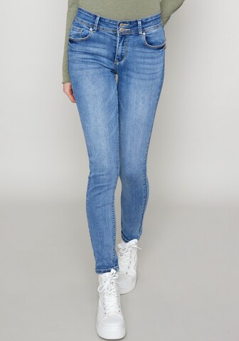 Hailys Skinny Jeans i blå: forside