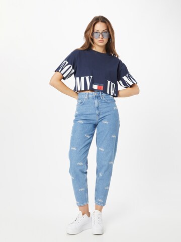 Tommy Jeans Zúžený Džíny – modrá