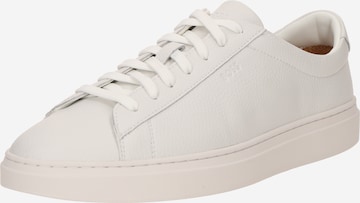 Baskets basses 'Kieran' BOSS en blanc : devant
