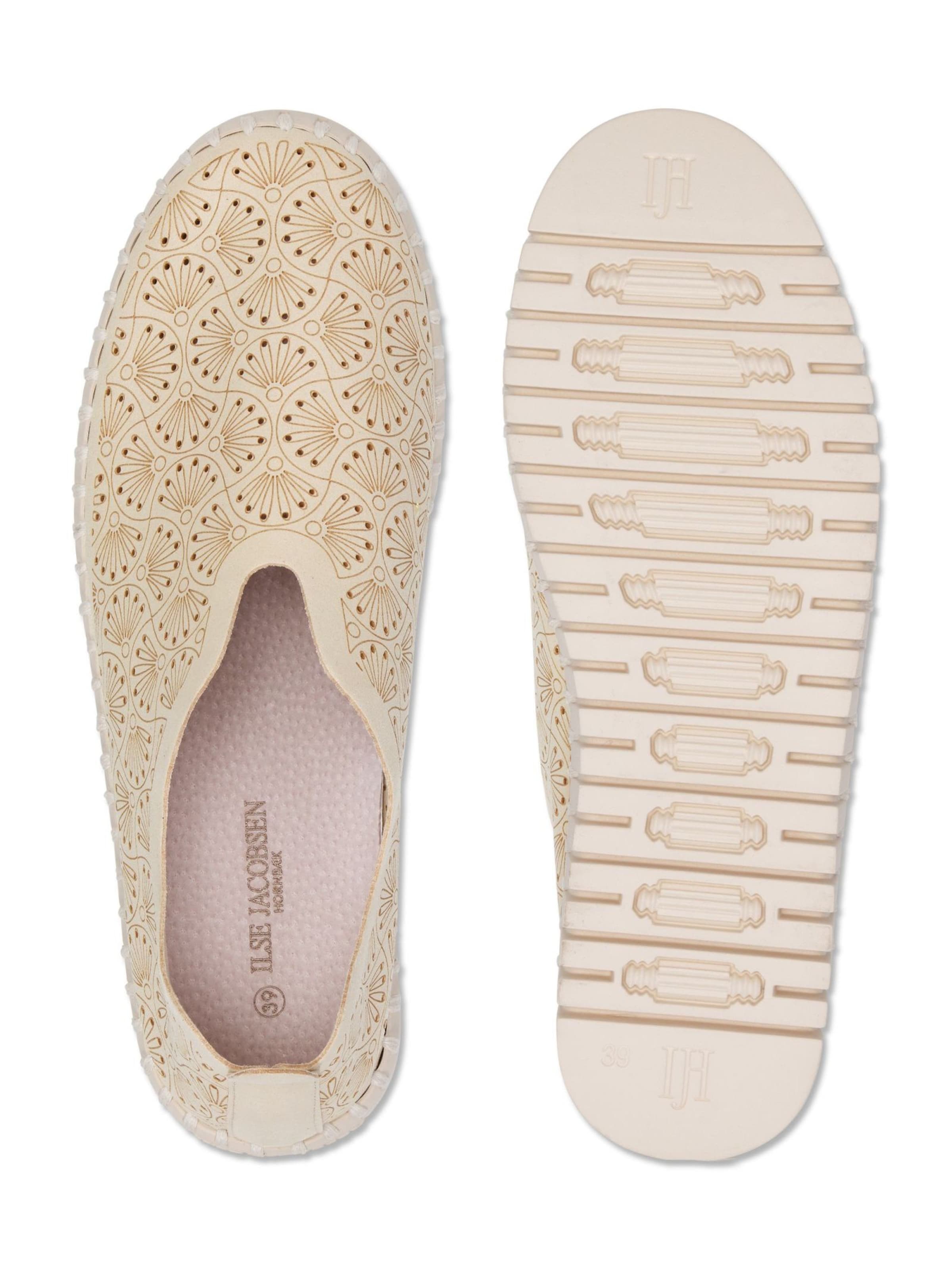 ILSE JACOBSEN Slipper 'Tulip3485' i hvid