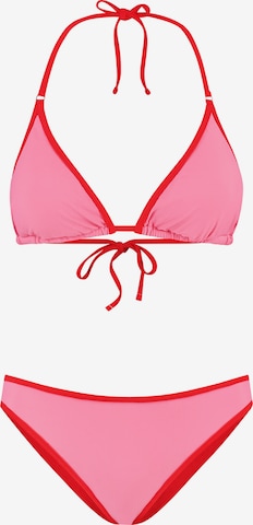 ShiwiTrokutasti Bikini 'Liz' - roza boja: prednji dio