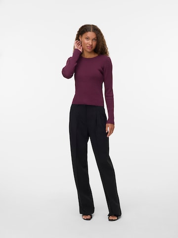 VERO MODA Sweter 'VMSILJE' w kolorze czerwony