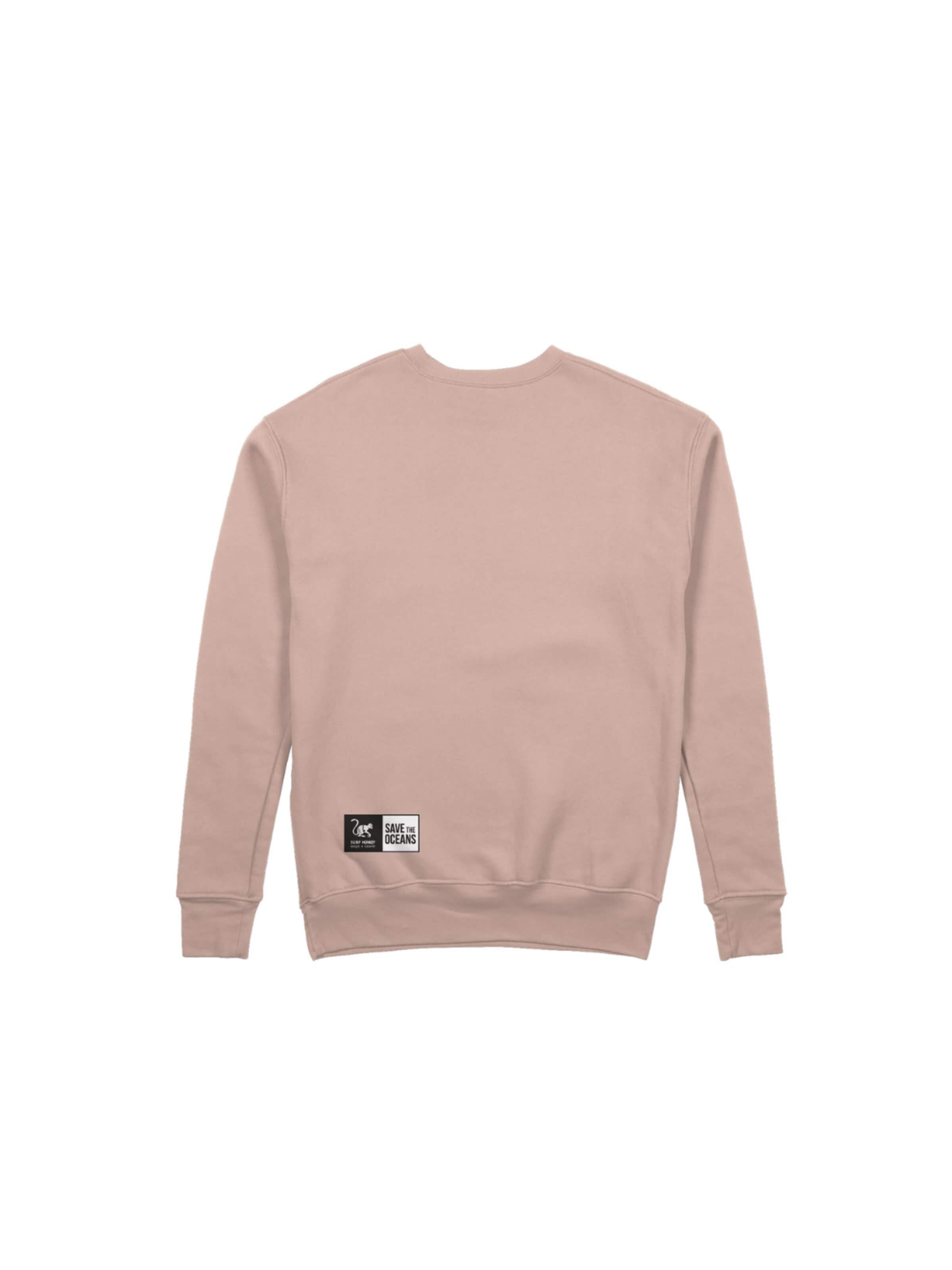 Surf Monkey Sweatshirt in Pink