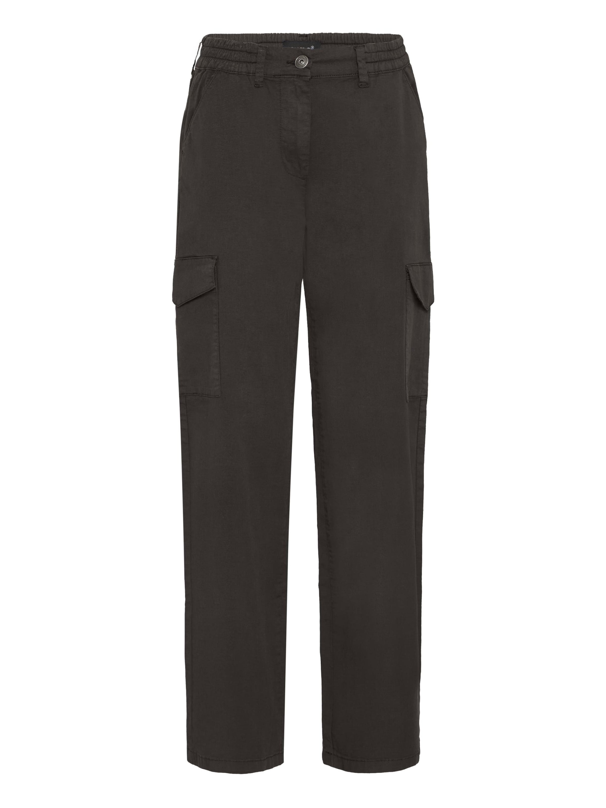 Oxmo Regular Cargobroek 'Loco' in Zwart: voorkant