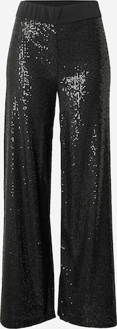 Wide leg Pantaloni 'FAYE' de la MAC pe negru: față