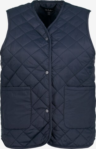 Ulla Popken Bodywarmer in Blauw: voorkant