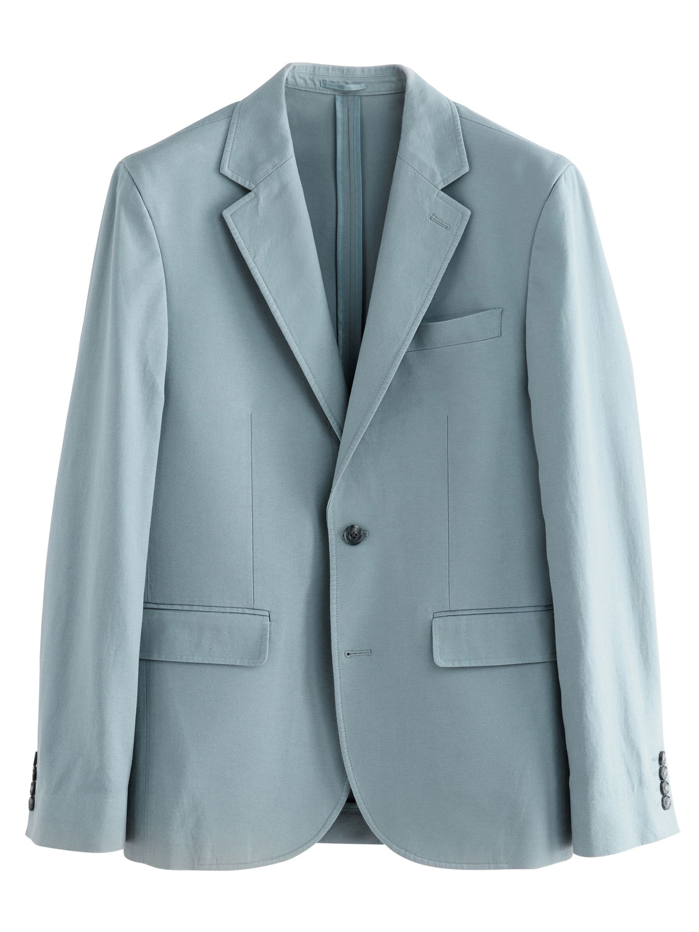 Coupe regular Veste de costume Next en bleu : devant