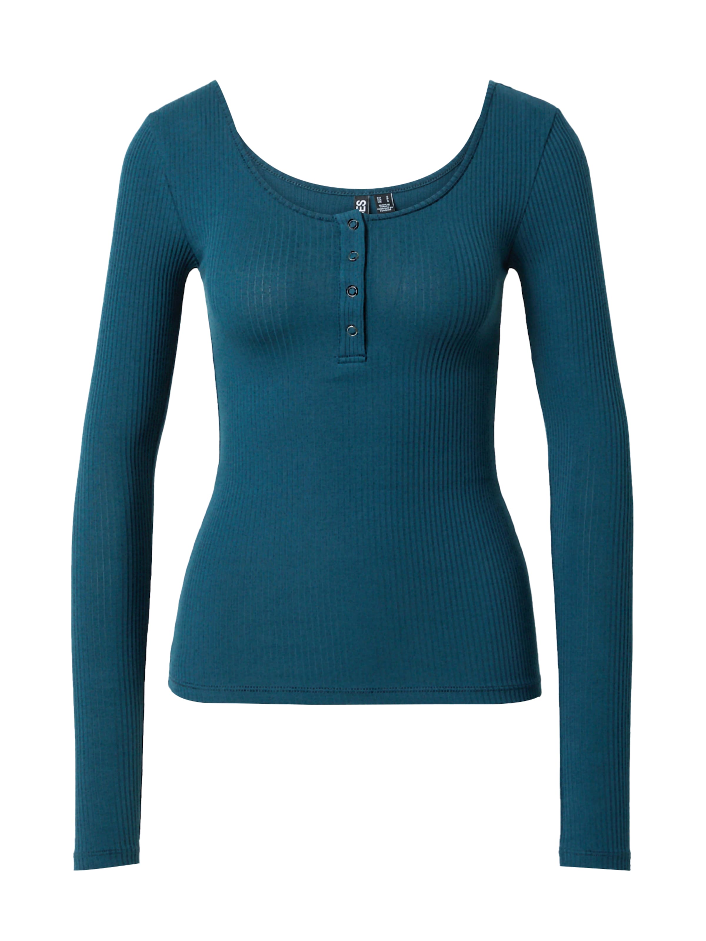 zils PIECES T-Krekls 'Kitte': no priekšpuses