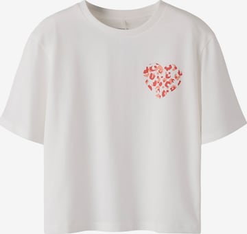 NAME IT Shirt 'NKFBEATRICE' in White: front